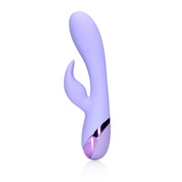 Вибратор Заек Loveline Smooth Silicone, 10 Режима, Лавандула Sex Shop Sexwell-1